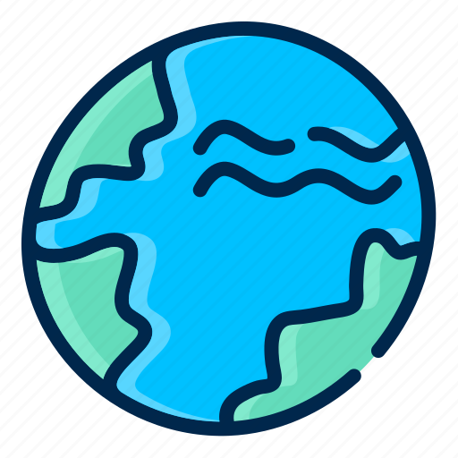 Ocean, sea, marine, water, waves, saltwater, aquatic icon - Download on Iconfinder