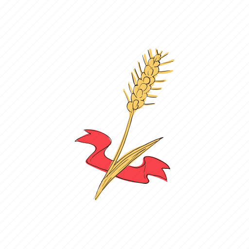Agriculture, cartoon, food, grain, nature, plant, wheat icon - Download on Iconfinder