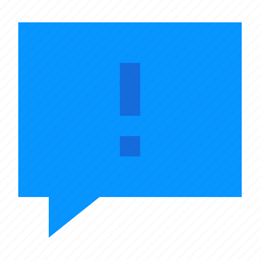 Chat, important, message, messenger icon - Download on Iconfinder