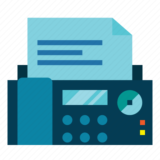 Electronics, fax, office, phone icon - Download on Iconfinder
