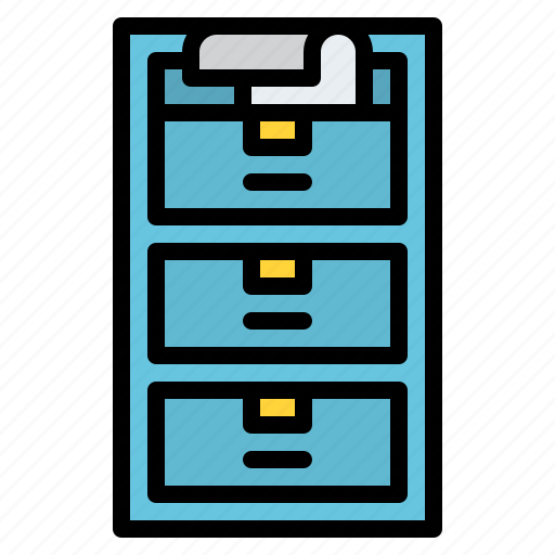 Cabinet, document, file, filing, paper icon - Download on Iconfinder