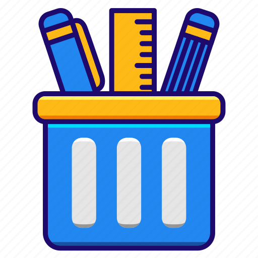 Business, modern, office, pencil case, tools, work, working icon - Download on Iconfinder