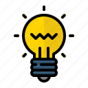 think, intention, plan, idea, lamp, light, project