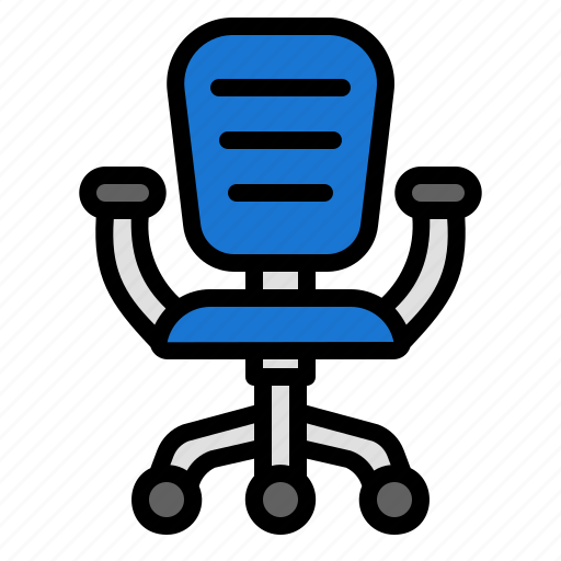 Office, chair, work, rotating chair, swivel chair, furniture icon - Download on Iconfinder