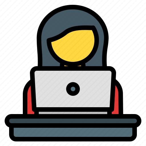 Working, computer, employee, freelancer, internet, user, work icon - Download on Iconfinder