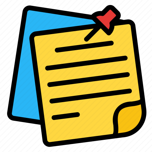 Sticky, note, paper, file, document, reminder, notes icon - Download on Iconfinder