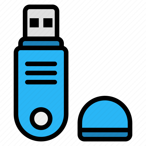 Usb, drive, storage, disk, flash, file, folder icon - Download on Iconfinder