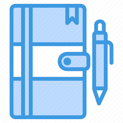 Notebook, book, read, knowledge, pen, education, reading icon - Download on Iconfinder