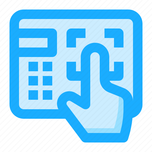 Office, material, workplace, fingerprint, finger, print, scanner icon - Download on Iconfinder