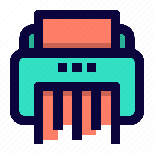 Office, material, workplace, paper, shredder, destroy, document icon - Download on Iconfinder