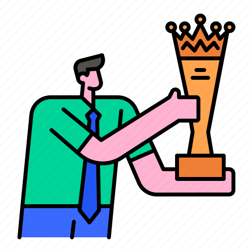 Award, profession, success, winner, employee, worker, trophy icon - Download on Iconfinder