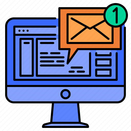Mail, new, message, inbox, communications, email, envelope icon - Download on Iconfinder