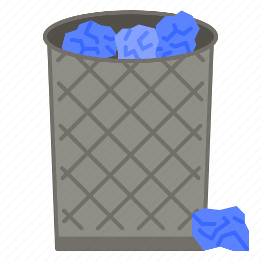 Trash, recycle, bin, can, garbage, office icon - Download on Iconfinder