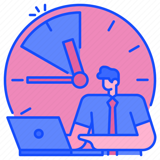 Deadline, over, time, workaholic, overwork, employee, businessman icon - Download on Iconfinder