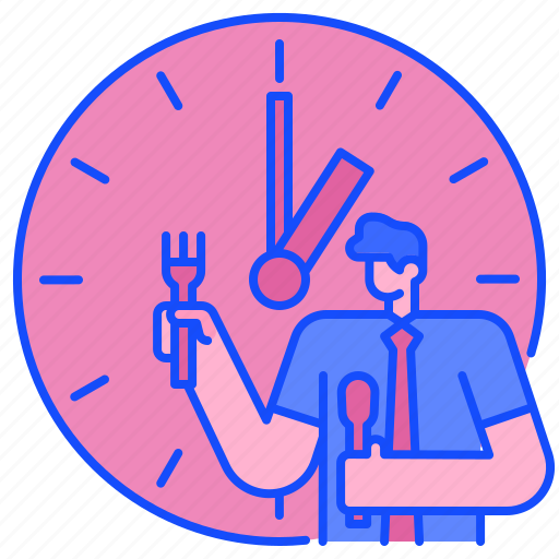 Lunch, time, to, eat, meal, schedule, eating icon - Download on Iconfinder