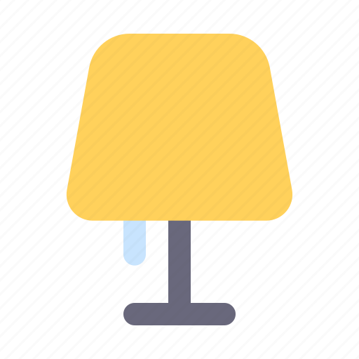Desk, lamp, light, illumination, electronic, furniture, and icon - Download on Iconfinder