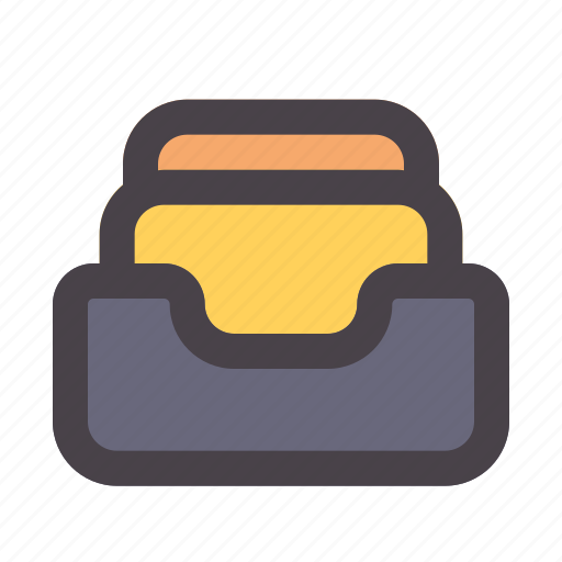 File, cabinet, archive, document, storage, inbox icon - Download on Iconfinder