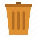 trash, bin, garbage, recycle, delete