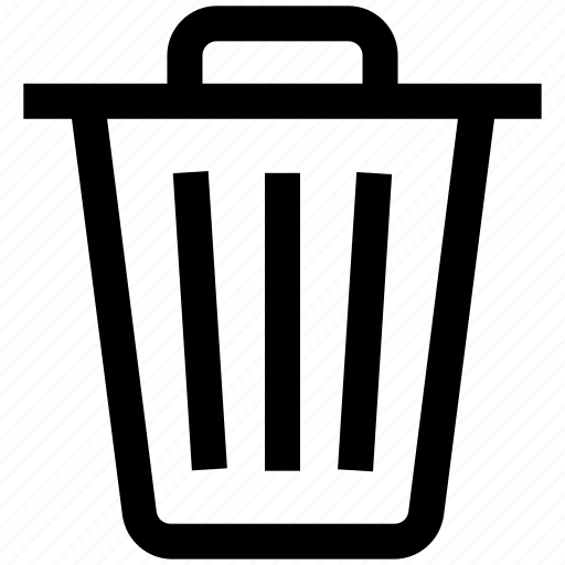 Garbage can, rubbish bin, dustbin, recycle bin, trash bin icon - Download on Iconfinder