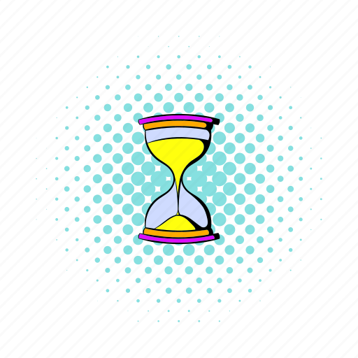 Clock, comics, countdown, glass, hourglass, sand, time icon - Download on Iconfinder