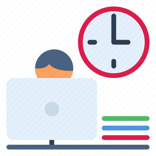 Office, clock, time, deadline, hour, work, alarm icon - Download on Iconfinder