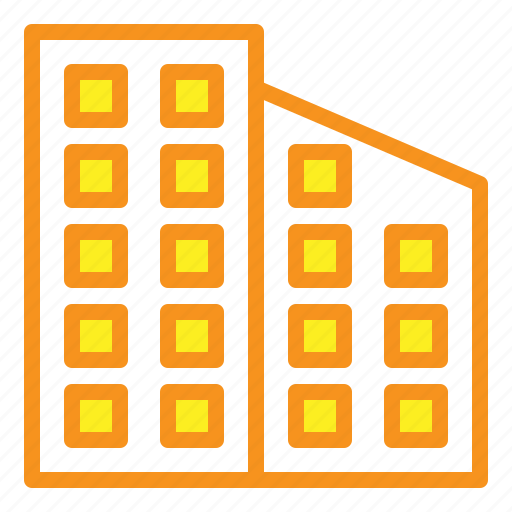 Apartment, architecture, building, company, construction, office icon - Download on Iconfinder