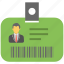 business id, id badge, id card, identity card, job card 