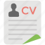 curriculum vitae, cv, job profile, personal informations, resume 