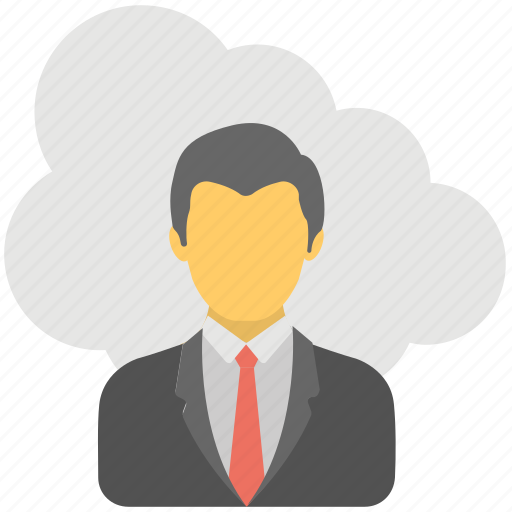 Cloud businessman, remote business, remote employees, remote infrastructure management, remote workers icon - Download on Iconfinder