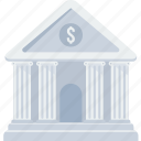 bank, financial institution, treasury, banking, house, stock