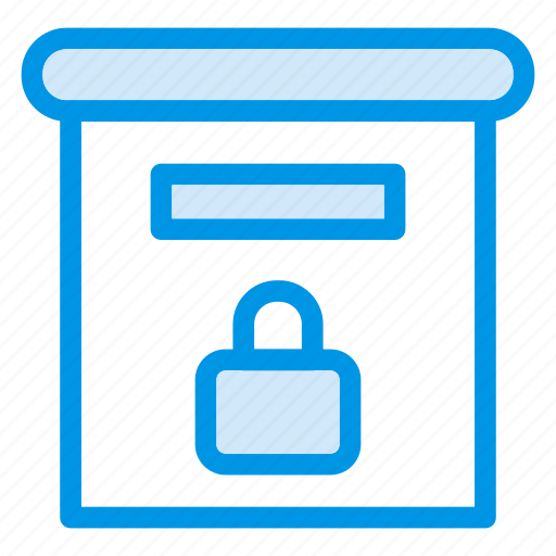 Box, lock, safe, safety icon - Download on Iconfinder