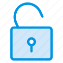 padlock, security, unlock, users