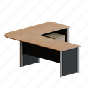 director, desk, furniture, table, object, interior, wood