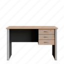 staff, desk, furniture, table, object, interior, wood