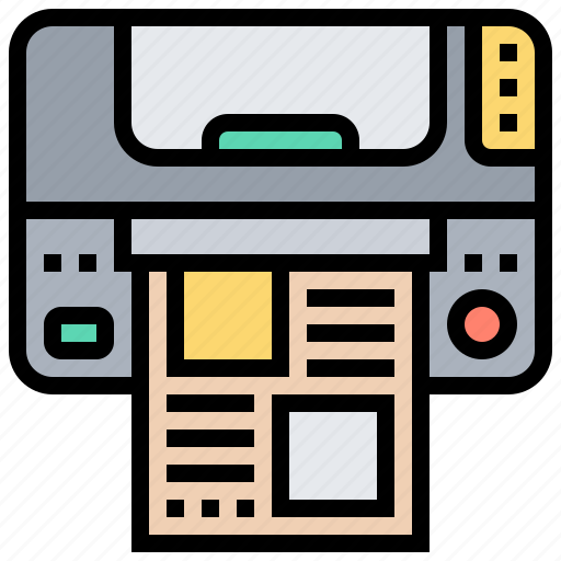 Copy, electronic, office, paper, printer icon - Download on Iconfinder