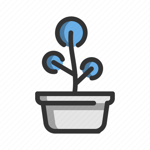 Business, flower, management, office, pot, tree icon - Download on Iconfinder