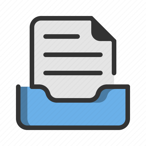 Business, document, file, folder, office, stationery, work icon - Download on Iconfinder