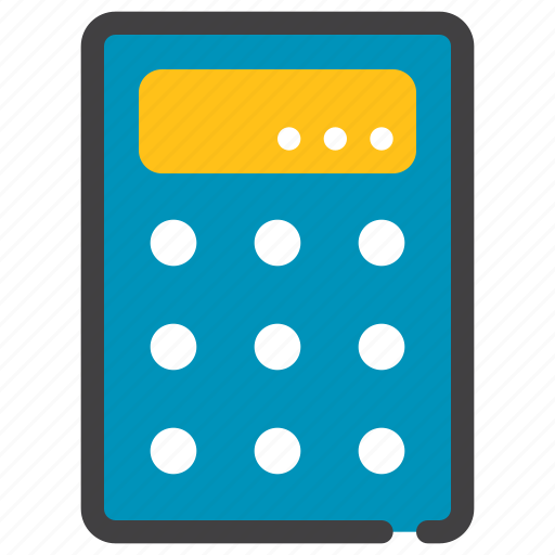 Calculator, math, office, stationery icon - Download on Iconfinder