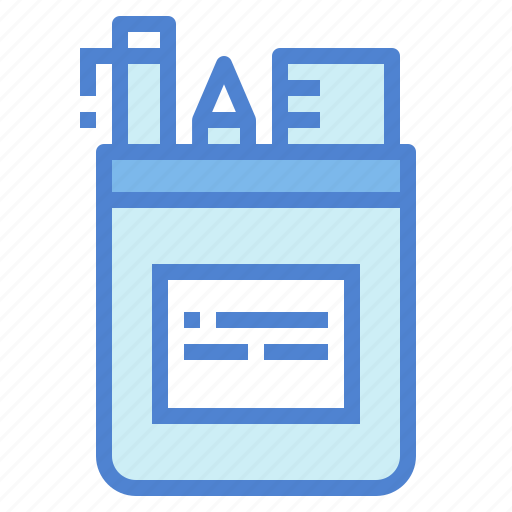 Case, education, office, pencil, school, too, writing icon - Download on Iconfinder
