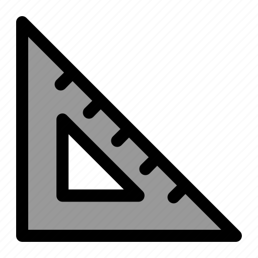 Equipment, office, ruler, triangle icon - Download on Iconfinder