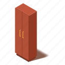 box, business, cabinet, closet, isometric, object, office