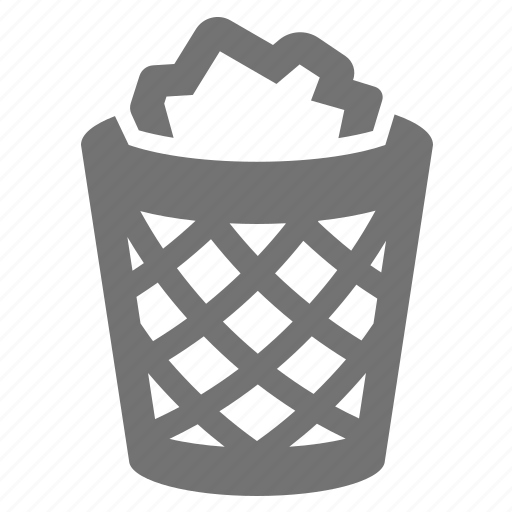 Bin, can, litter, papper, trash, basket, office icon - Download on Iconfinder