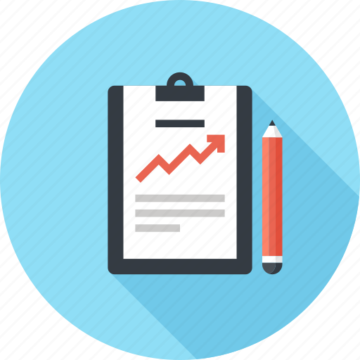 Chart, clipboard, document, file, growth, report, statistics icon - Download on Iconfinder