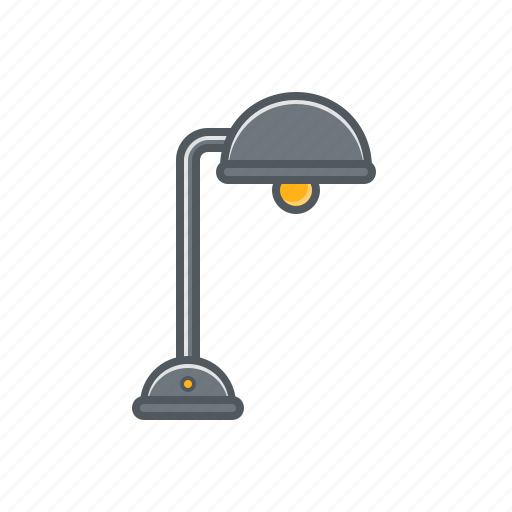 Lamp, table, table lamp, table lamp icon icon - Download on Iconfinder