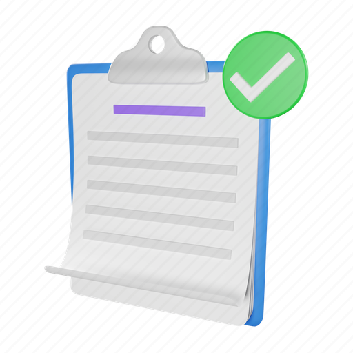 Document, file, clipboard, accepted, data icon - Download on Iconfinder