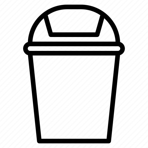 Rubbish, bin, office, material, garbage, trash, paper icon - Download on Iconfinder