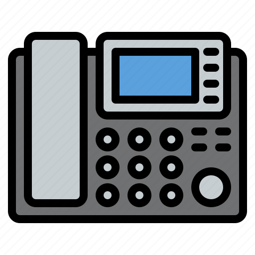 Telephone, landline, phone, call, electronic, communications icon - Download on Iconfinder