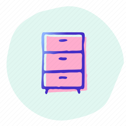 Archive, cabinet, drawer, forniture, interior, office, storage icon - Download on Iconfinder