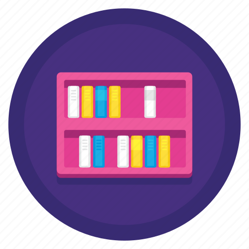 Books, library, shelf, shelves icon - Download on Iconfinder