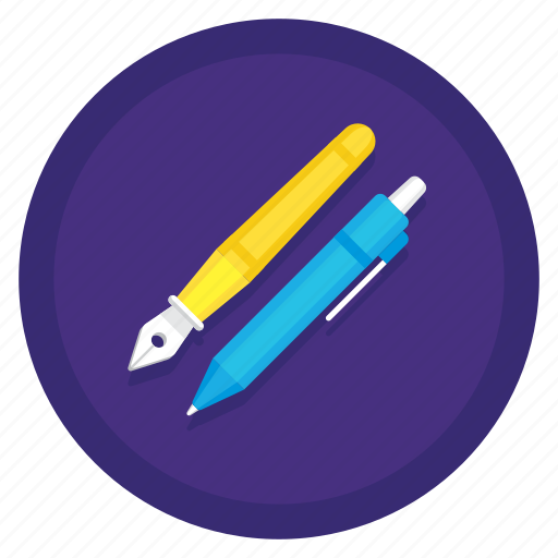 Fountain pen, mechanical pencil, pen, pencil, stationery icon - Download on Iconfinder